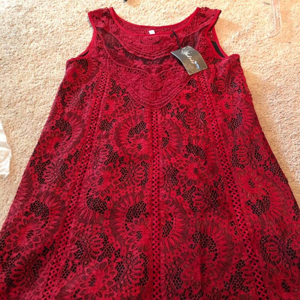 Beautiful lace dress from Southern Fried Chics